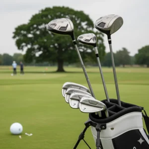 An entry-level men's golf club set featuring forgiving cavity-back irons and graphite shafts for new players.