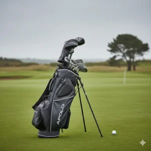 A complete starter set of ladies golf clubs in a stylish stand bag, ideal for UK beginners.