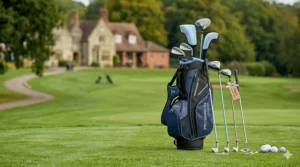 A junior golfer's package set including a stand bag and headcovers, priced affordably for UK parents and beginners.