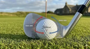 A detailed illustration showing the grain flow forging process of premium carbon steel blades for superior feel and feedback.