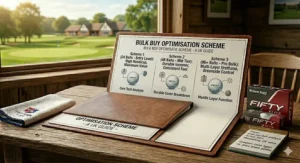 A chart matching slow-to-moderate swing speeds with the appropriate low-compression affordable high handicap golf balls.