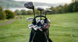 Spacious storage pockets on an affordable golf carry bag under £100.