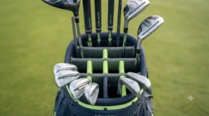 Overhead view of the 14-way club divider system.