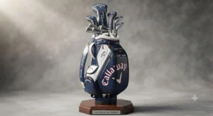 Professional Callaway tour staff bag featuring premium branding and a classic design.