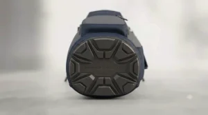 Flat, stable base design of a hybrid golf bag